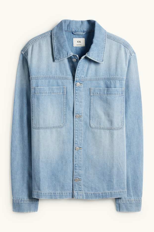 Uomo - Giacca camicia di jeans - relaxed fit - jeans azzurro