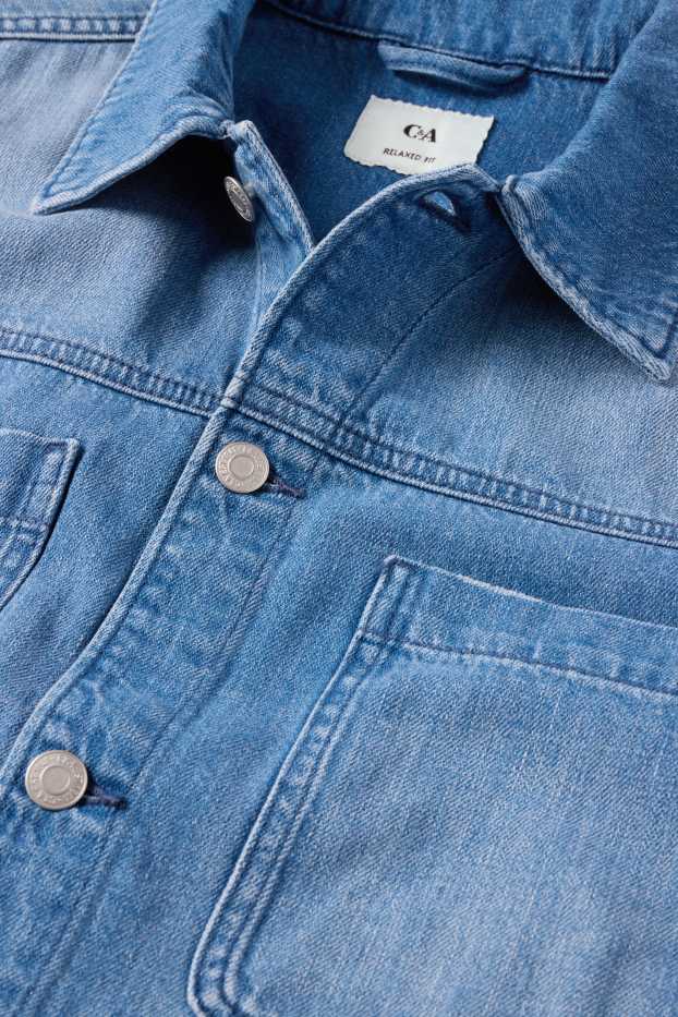 Uomo - Giacca camicia di jeans - relaxed fit - jeans blu