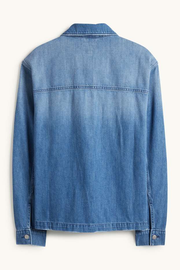 Uomo - Giacca camicia di jeans - relaxed fit - jeans blu