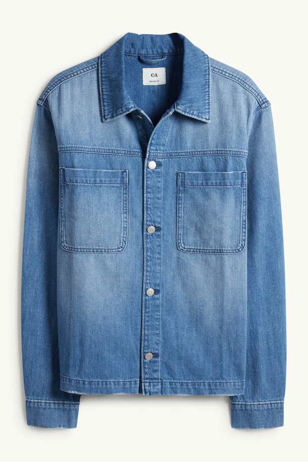 Uomo - Giacca camicia di jeans - relaxed fit - jeans blu