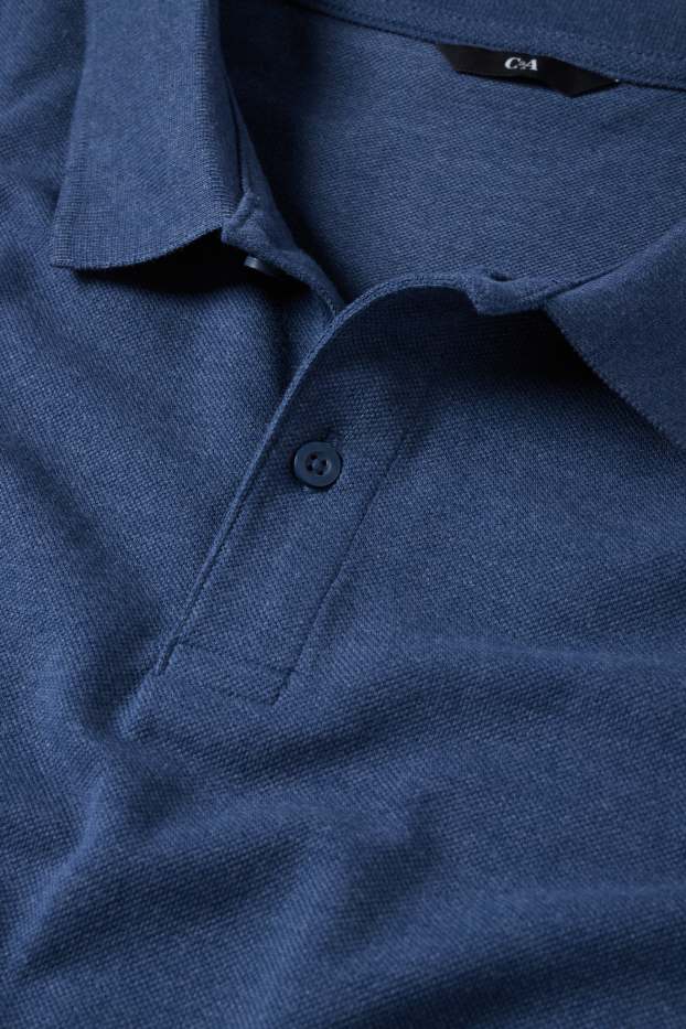 Herren - Poloshirt - Regular Fit - dunkelblau