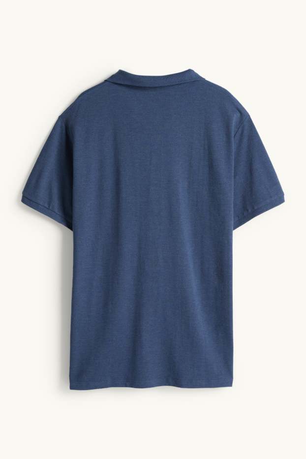 Herren - Poloshirt - Regular Fit - dunkelblau