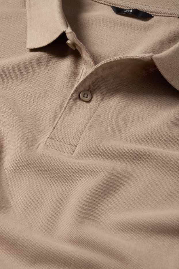 Herren - Poloshirt - Regular Fit - taupe