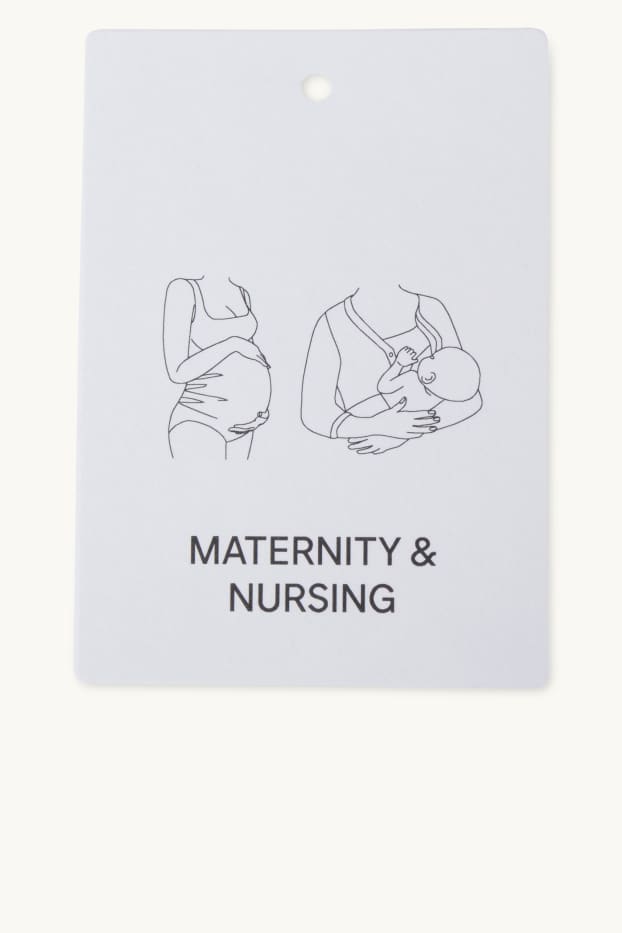 Femei - Cămașă de noapte din viscoză pentru gravide - roz