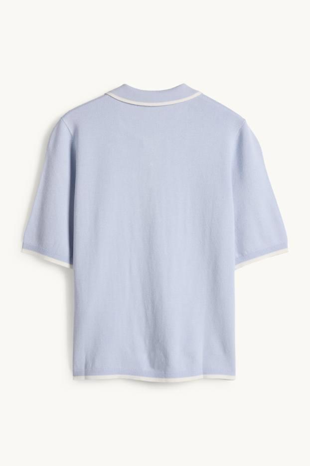 Dona - Jersei de punt - màniga curta - blau clar