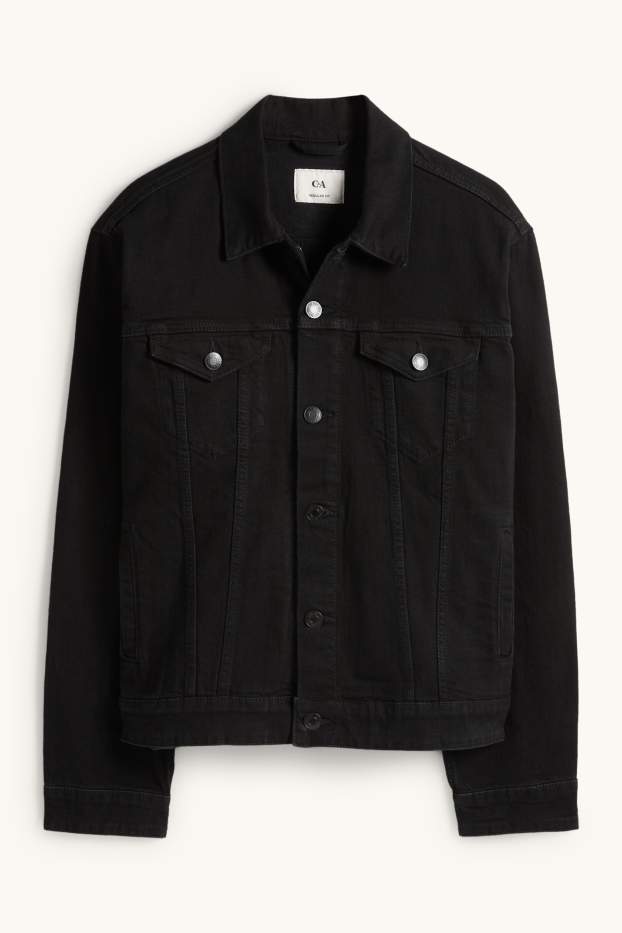 Herren - Jeansjacke - schwarz