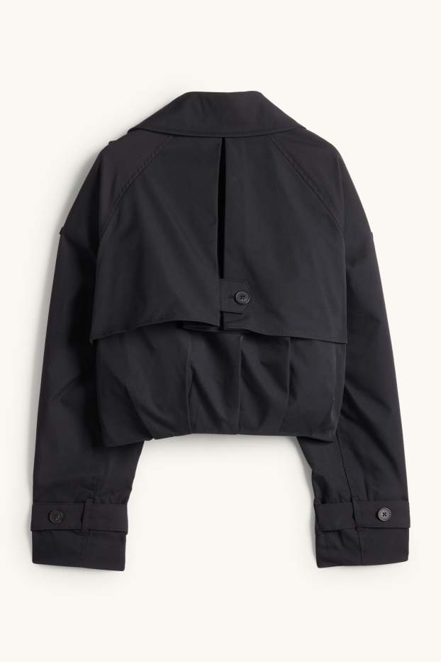 Donna - Trench corto - nero