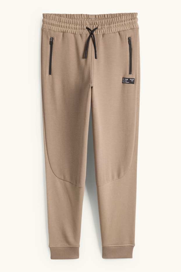 Enfants garçons - Pantalon de jogging - marron clair
