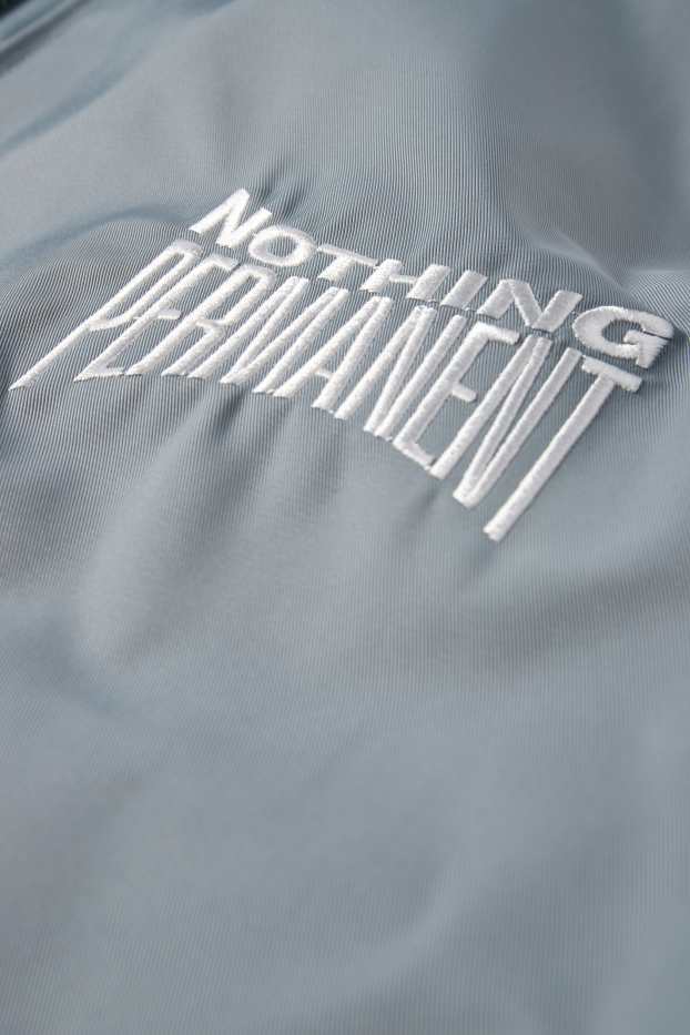 Uomo - Giacca stile college - grigio