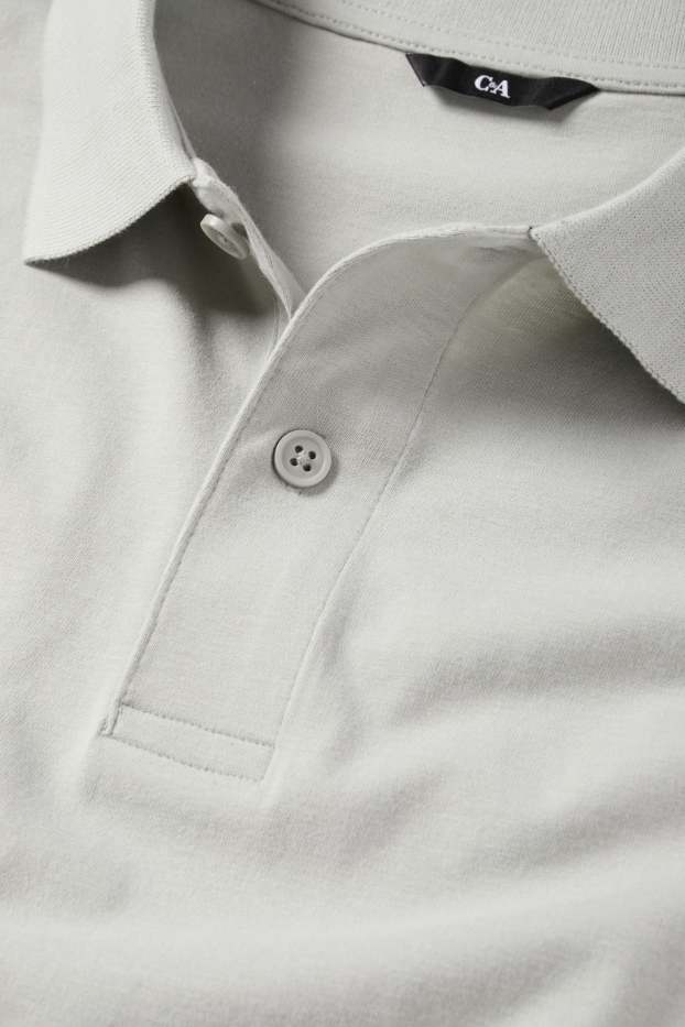 Home - Polo - regular fit - gris clar