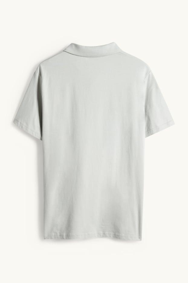 Home - Polo - regular fit - gris clar