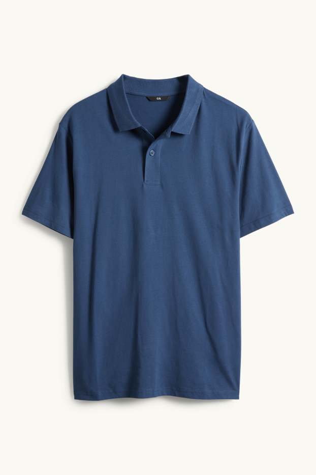 Home - Polo - regular fit - blau fosc