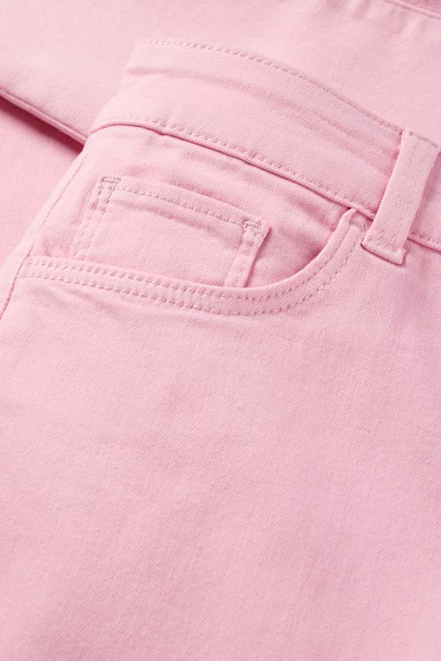 Women - Jegging jeans - high waist - rose