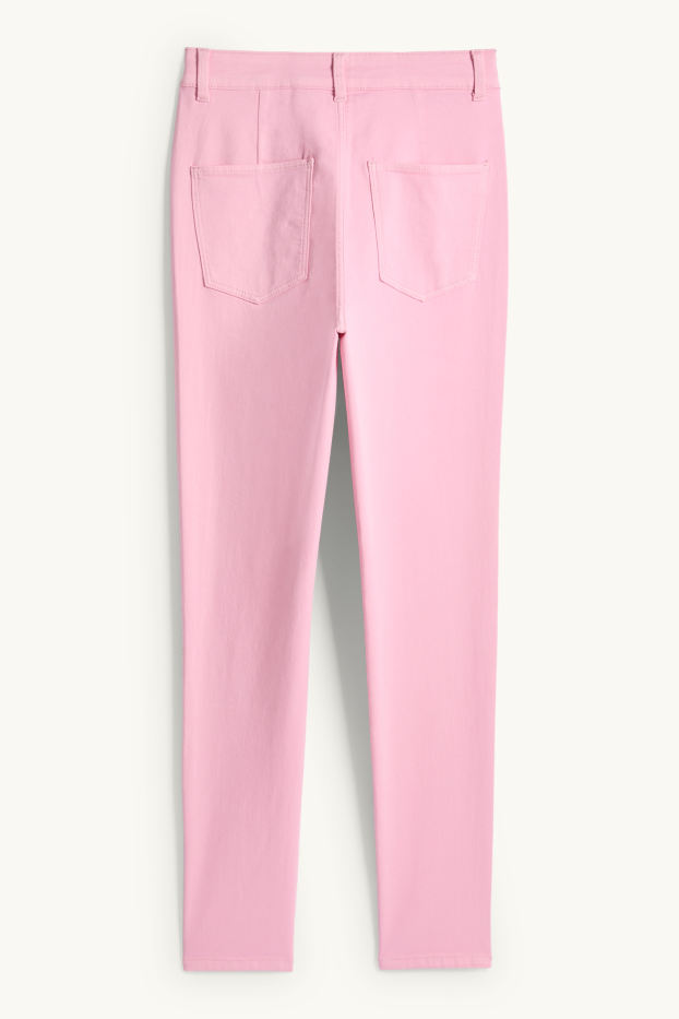 Women - Jegging jeans - high waist - rose