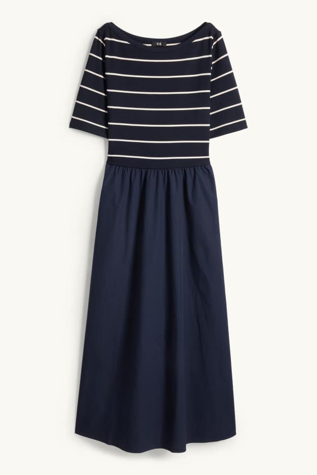 Femmes - Robe Fit & Flare - bleu foncé