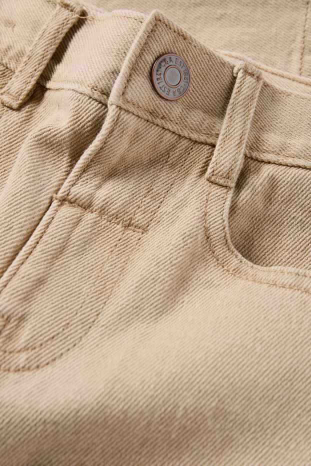 Children Boys - Relaxed jeans - light beige