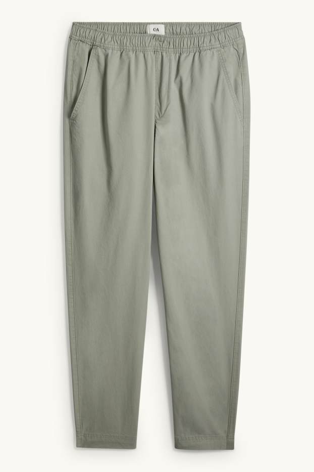 Heren - Chino - tapered fit - lichtgroen