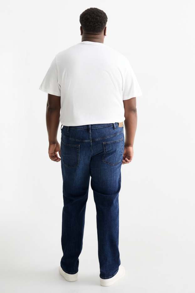 Men - Straight jeans - LYCRA® - denim-dark blue