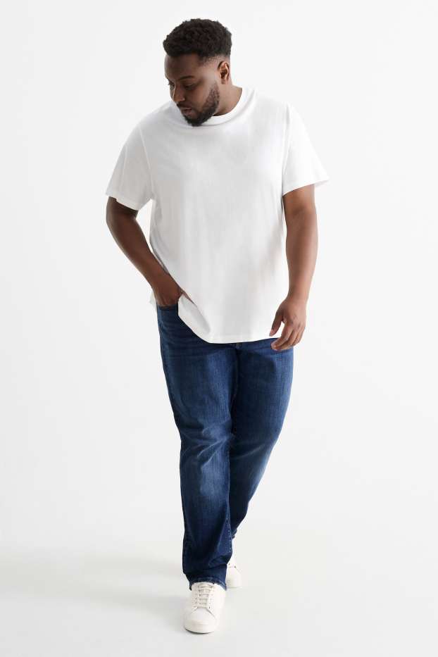 Men - Straight jeans - LYCRA® - denim-dark blue