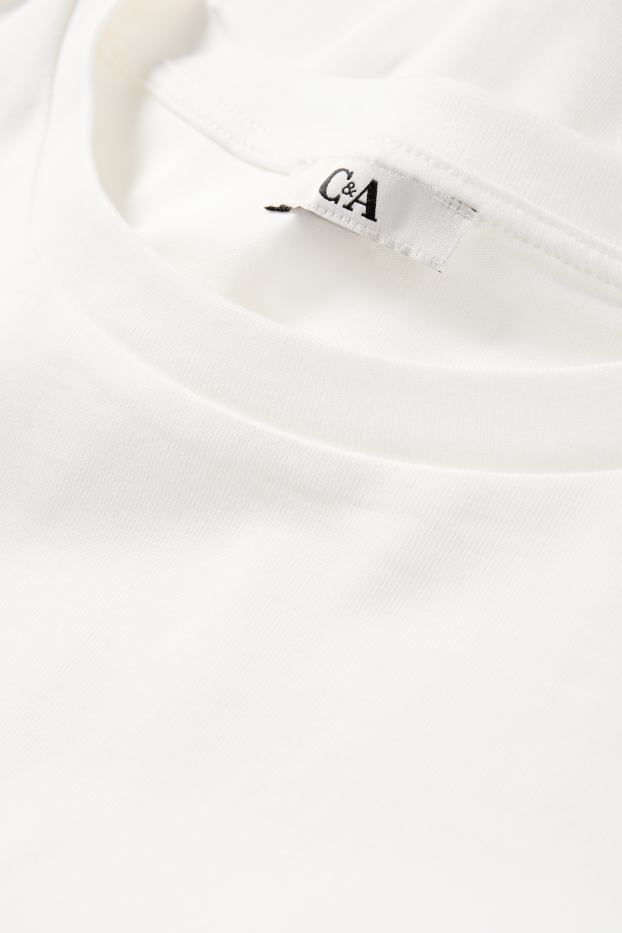 Kobiety - T-shirt - relaxed fit - biały