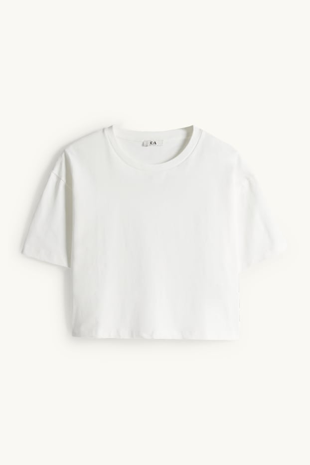 Kobiety - T-shirt - relaxed fit - biały