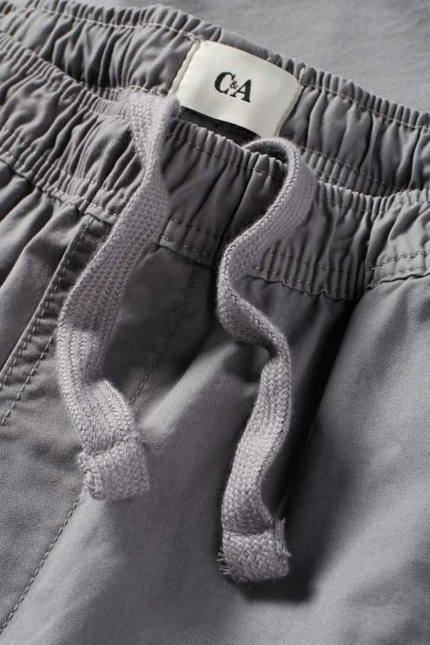 Heren - Chino - tapered fit - grijs