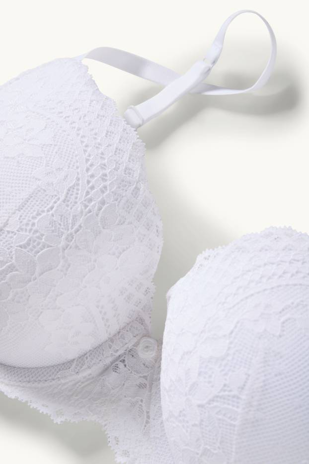 Dames - BH met beugels - FULL COVERAGE - voorgevormd - wit