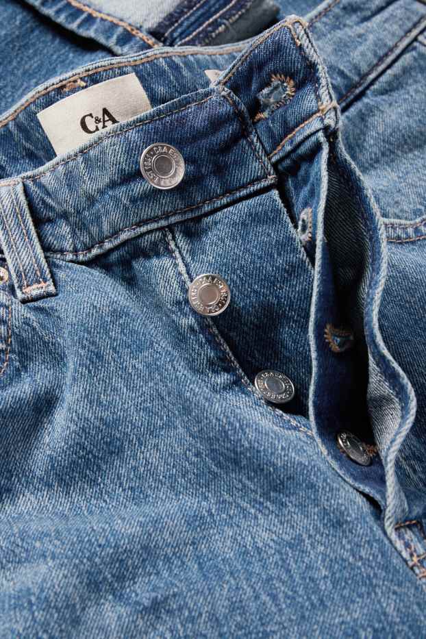 Dámské - Relaxed jeans - mid waist - LYCRA® - džíny - modré