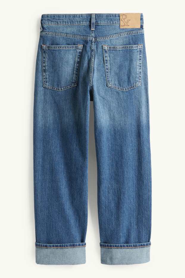 Dámské - Relaxed jeans - mid waist - LYCRA® - džíny - modré
