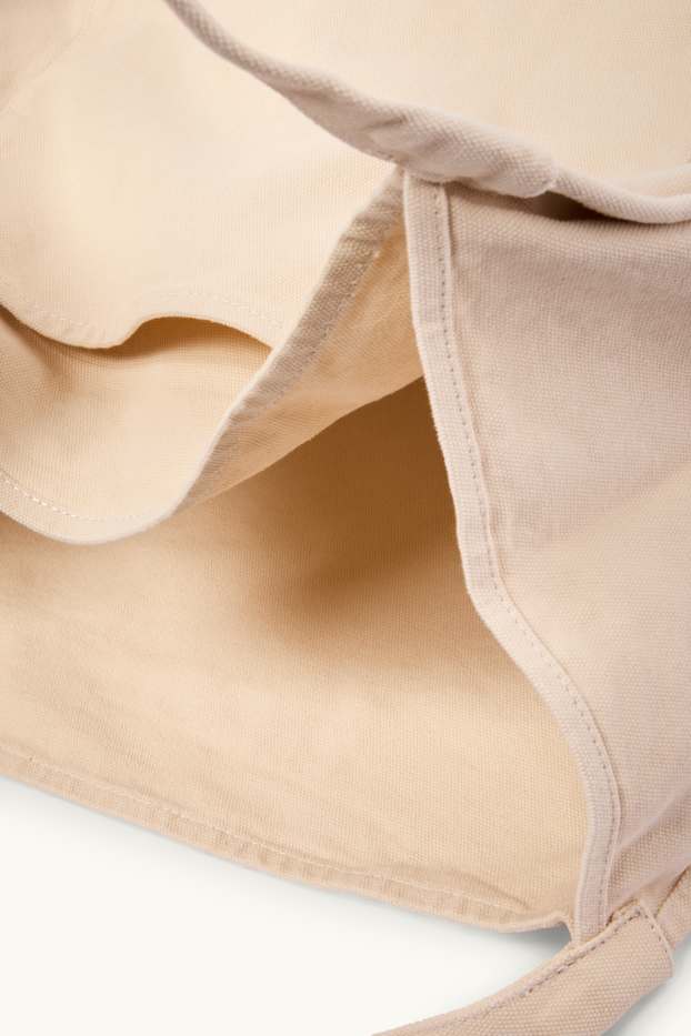 Women - Large shopper - light beige