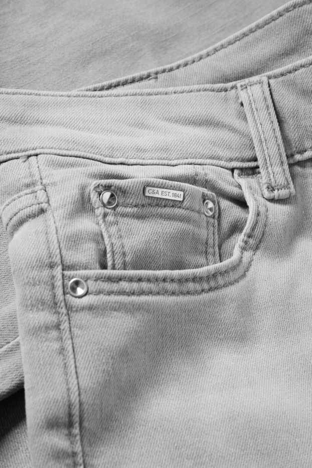 Mujer - Straight jeans - mid waist - LYCRA® - vaqueros - gris claro