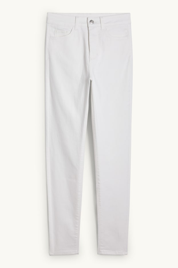 Dona - Jegging jeans - high waist - blanc