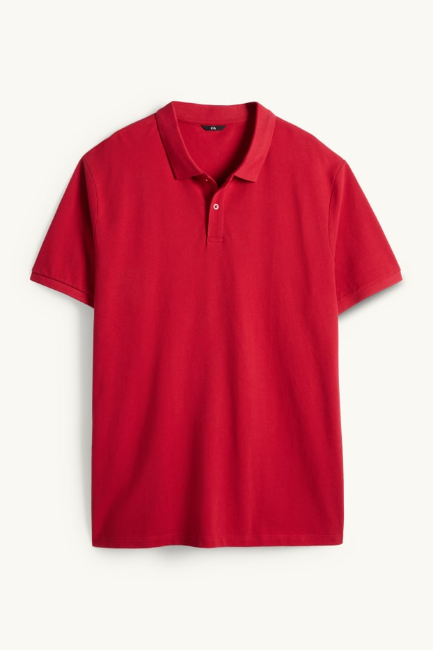 Men - Polo shirt - red