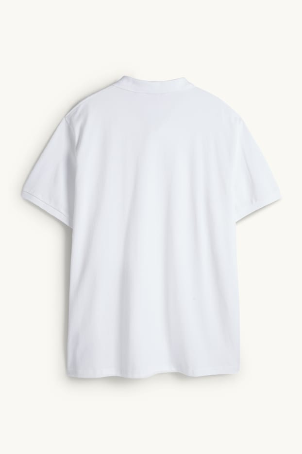 Men - Polo shirt - white