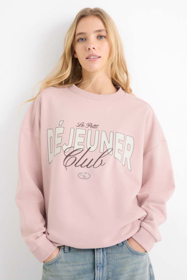 Damen - Sweatshirt - rosa