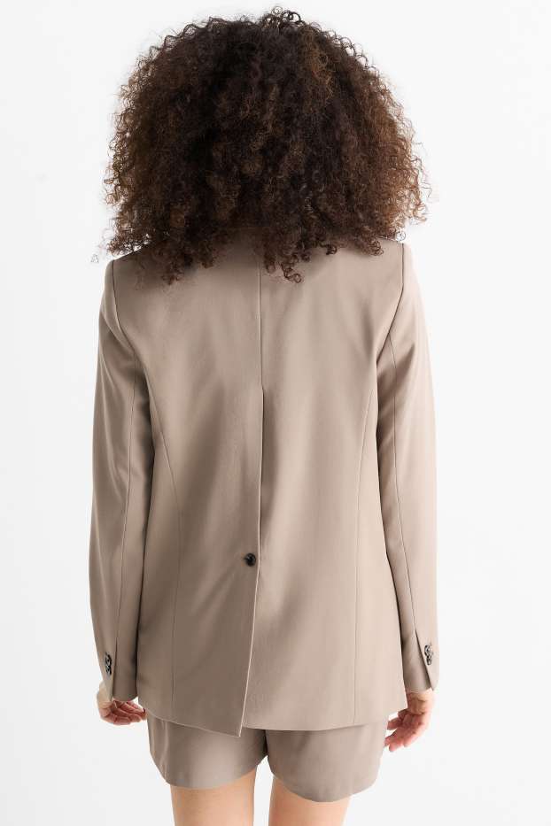 Femmes - Blazer - relaxed fit - beige