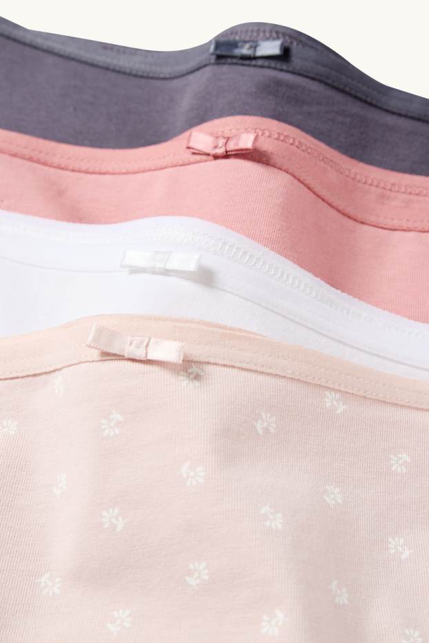 Donna - Confezione da 4 - slip - rosa