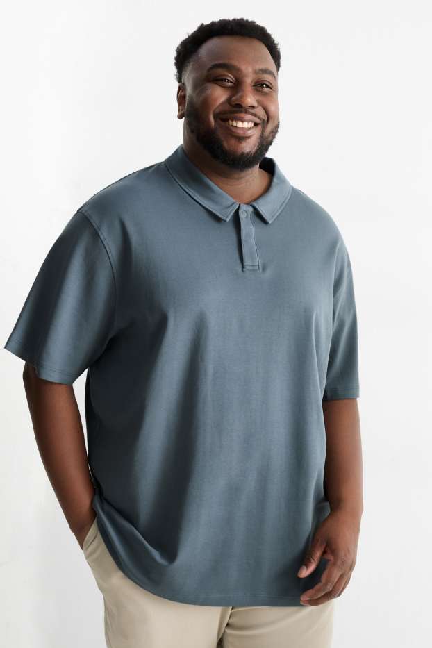 Herren - Poloshirt - Regular Fit - blau