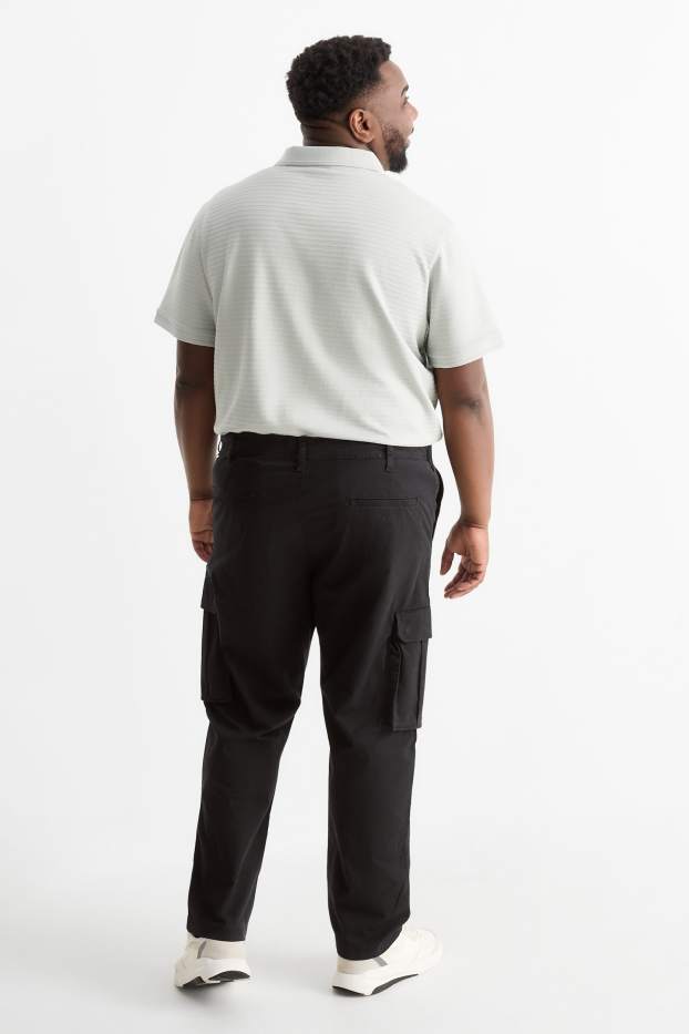 Home - Pantalons cargo - tapered fit - negre