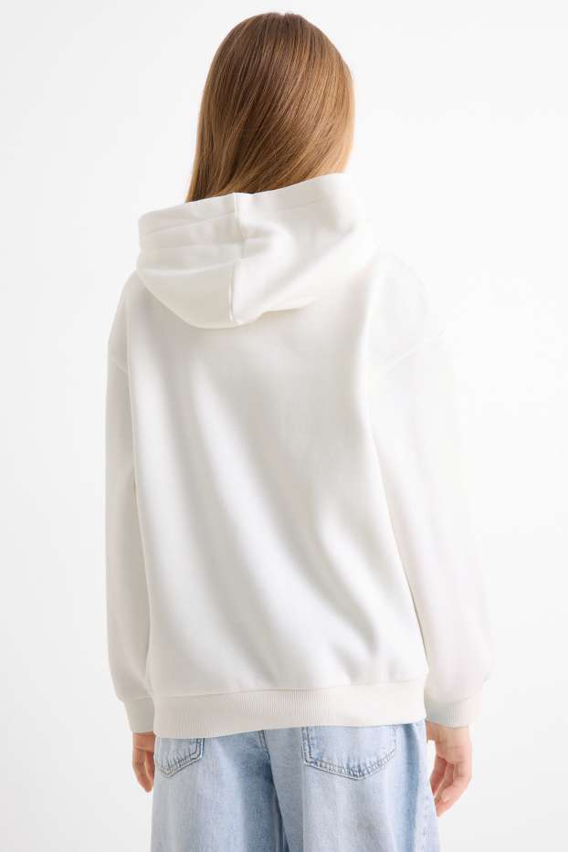 Enfants filles - Harry Potter - sweat à capuche - blanc