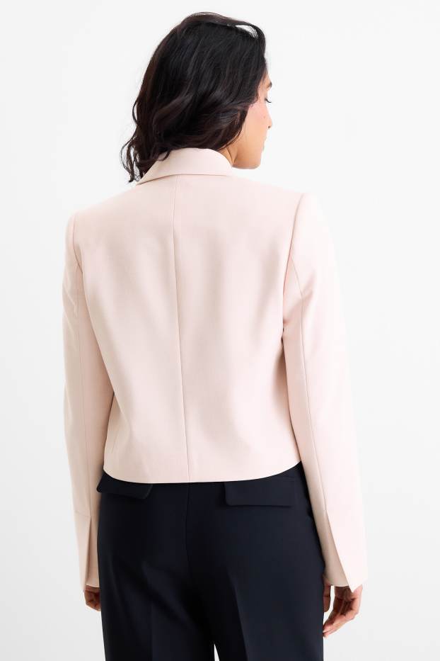 Dona - Blazer crop - entallat - rosa
