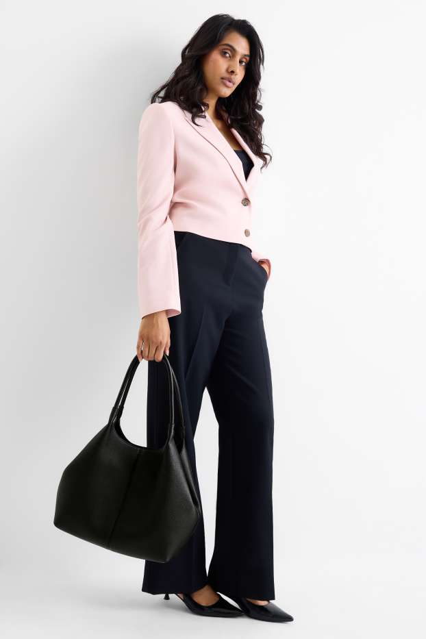 Dona - Bossa shopper gran - pell sintètica - negre