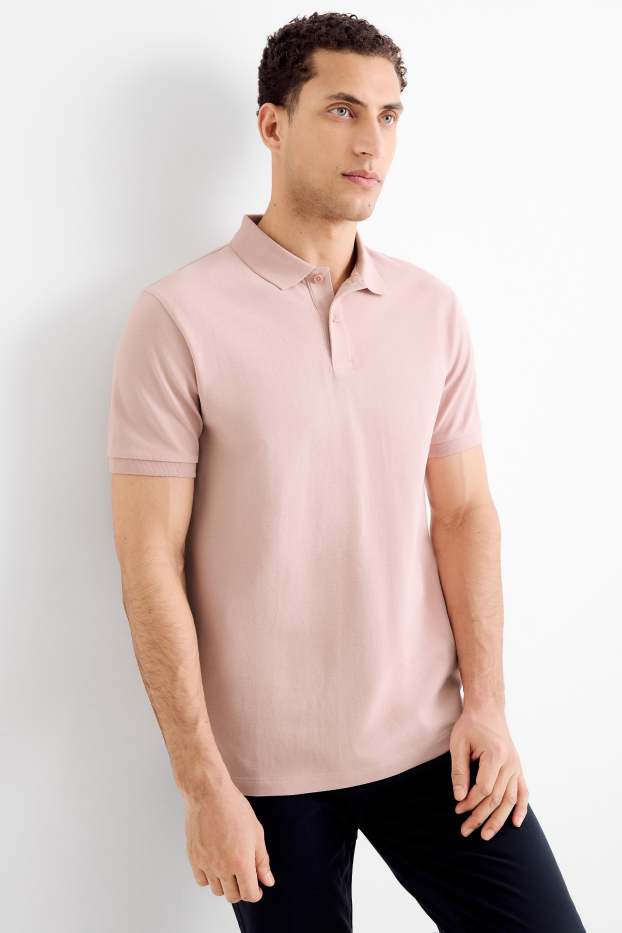 Home - Polo - regular fit - rosa
