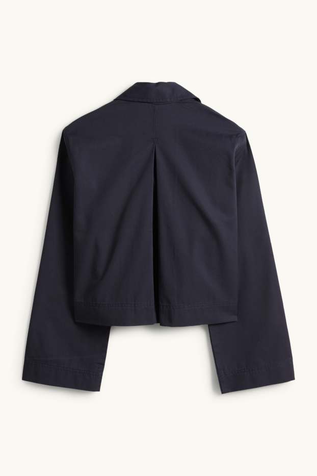 Femei - Geacă - albastru închis