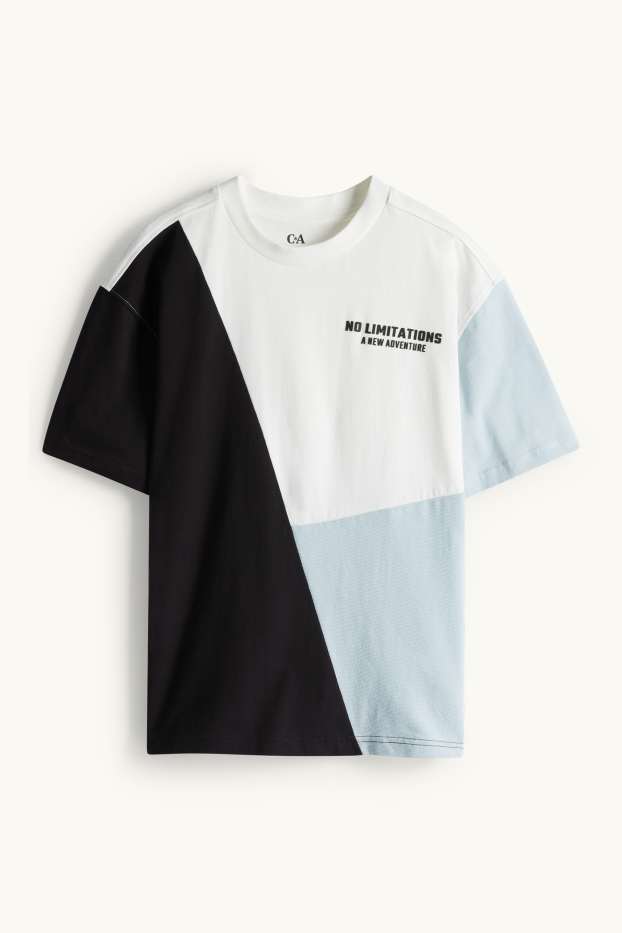 Enfants garçons - T-shirt - blanc / noir