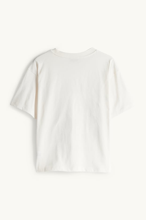 Bambine - Portland - maglia a maniche corte - crema
