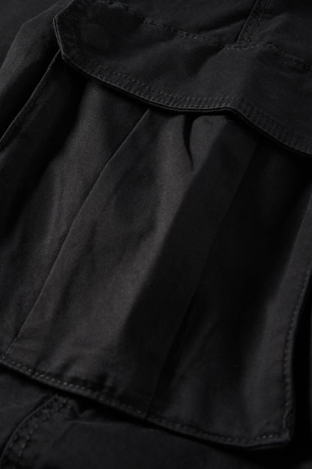 Uomo - Pantaloni cargo - nero