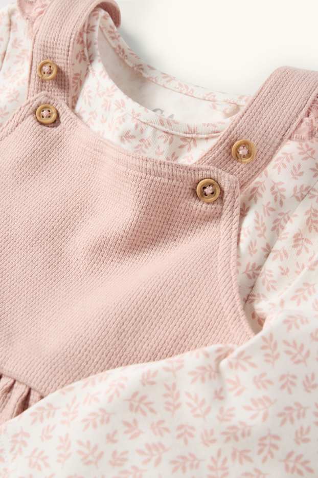Bébés filles - Tenue pour bébé - Broderie Anglaise - 2 pièces - rose