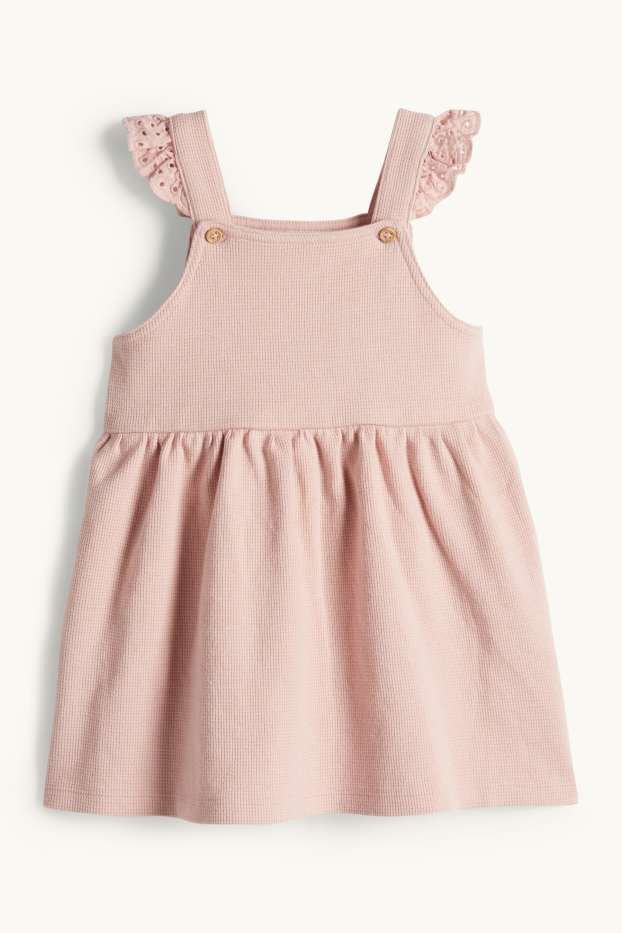 Bébés filles - Tenue pour bébé - Broderie Anglaise - 2 pièces - rose