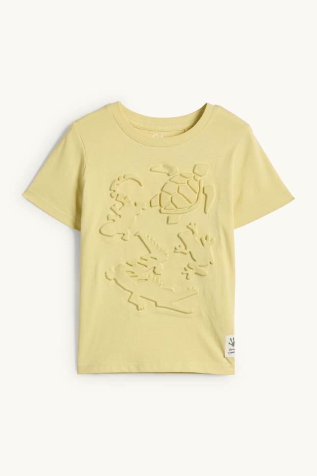 Bambini - Coccodrillo - maglia a maniche corte - giallo
